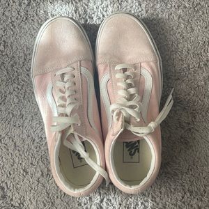 light pink vans sneaker shoes
